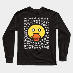 Kawaii Duck Halloween Long Sleeve T-Shirt